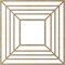 Ekena Millwork Raven Wood Fretwork Pierced Ceiling Medallion, Birch, 32"OD x 11 3/4"ID x 1/4"T CMWP32X32X0250RABI - alternate 3